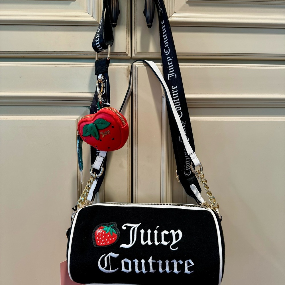 NEW Juicy Couture strawberry Sweet N Juicy barrel bag